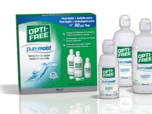 OPTI-FREE PureMoist solución única de Alcon pack 3 unidades 2x300ML+90ML